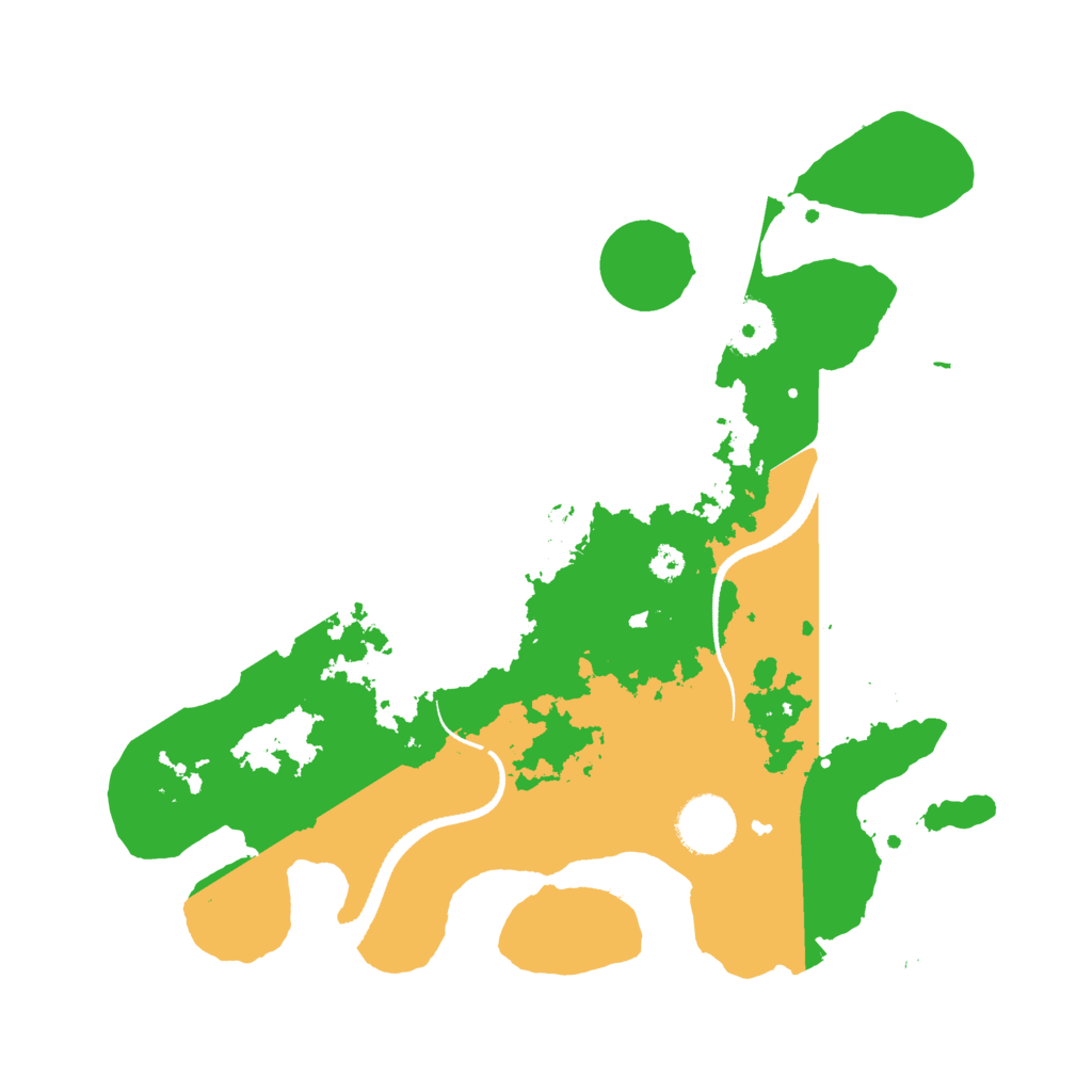Biome Rust Map: Procedural Map, Size: 3250, Seed: 73083991