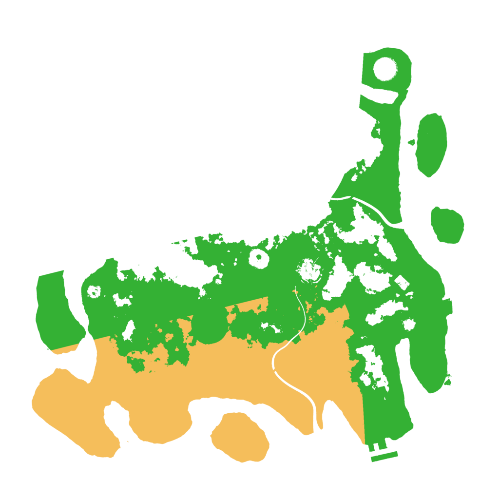 Biome Rust Map: Procedural Map, Size: 3750, Seed: 521263013