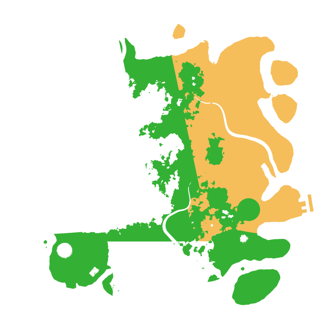 Biome Rust Map: Procedural Map, Size: 3750, Seed: 344381