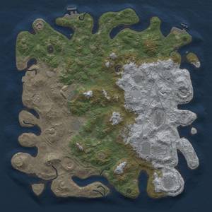 Thumbnail Rust Map: Procedural Map, Size: 4500, Seed: 1904722241, 19 Monuments