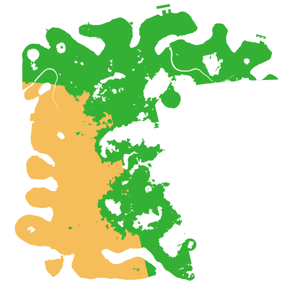 Biome Rust Map: Procedural Map, Size: 4500, Seed: 1904722241