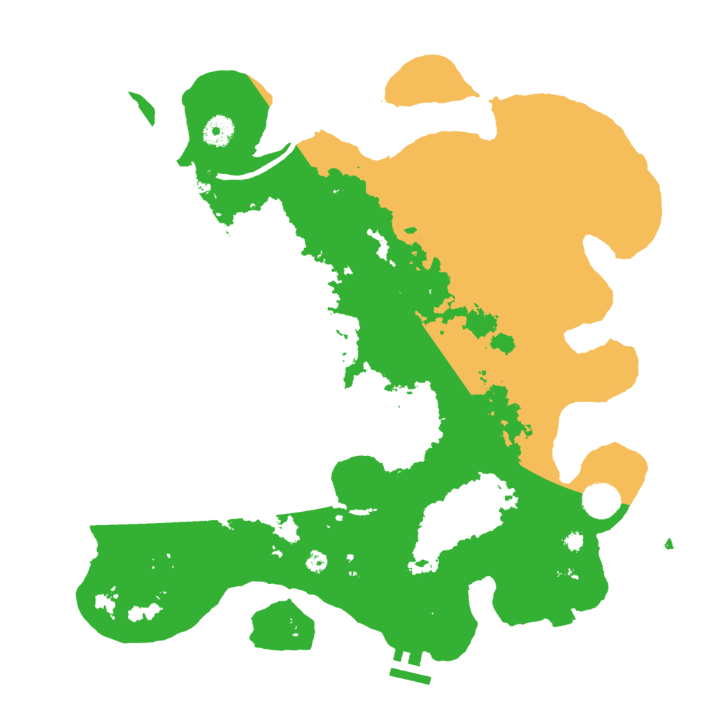 Biome Rust Map: Procedural Map, Size: 3503, Seed: 19686