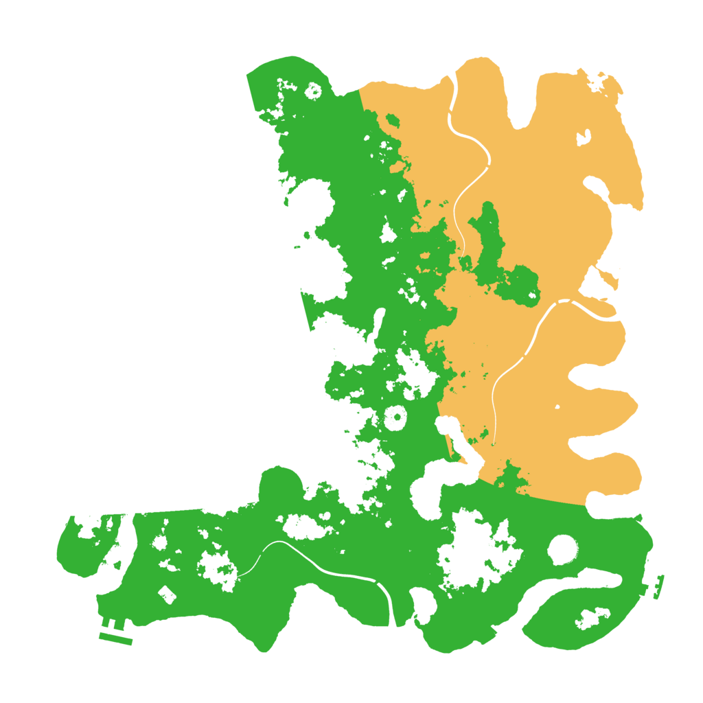Biome Rust Map: Procedural Map, Size: 4250, Seed: 662863847