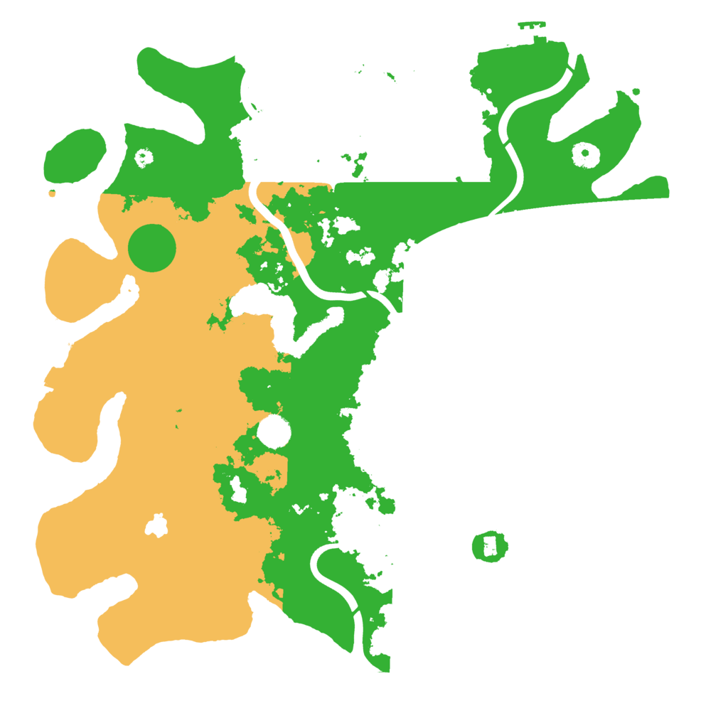 Biome Rust Map: Procedural Map, Size: 4000, Seed: 33282