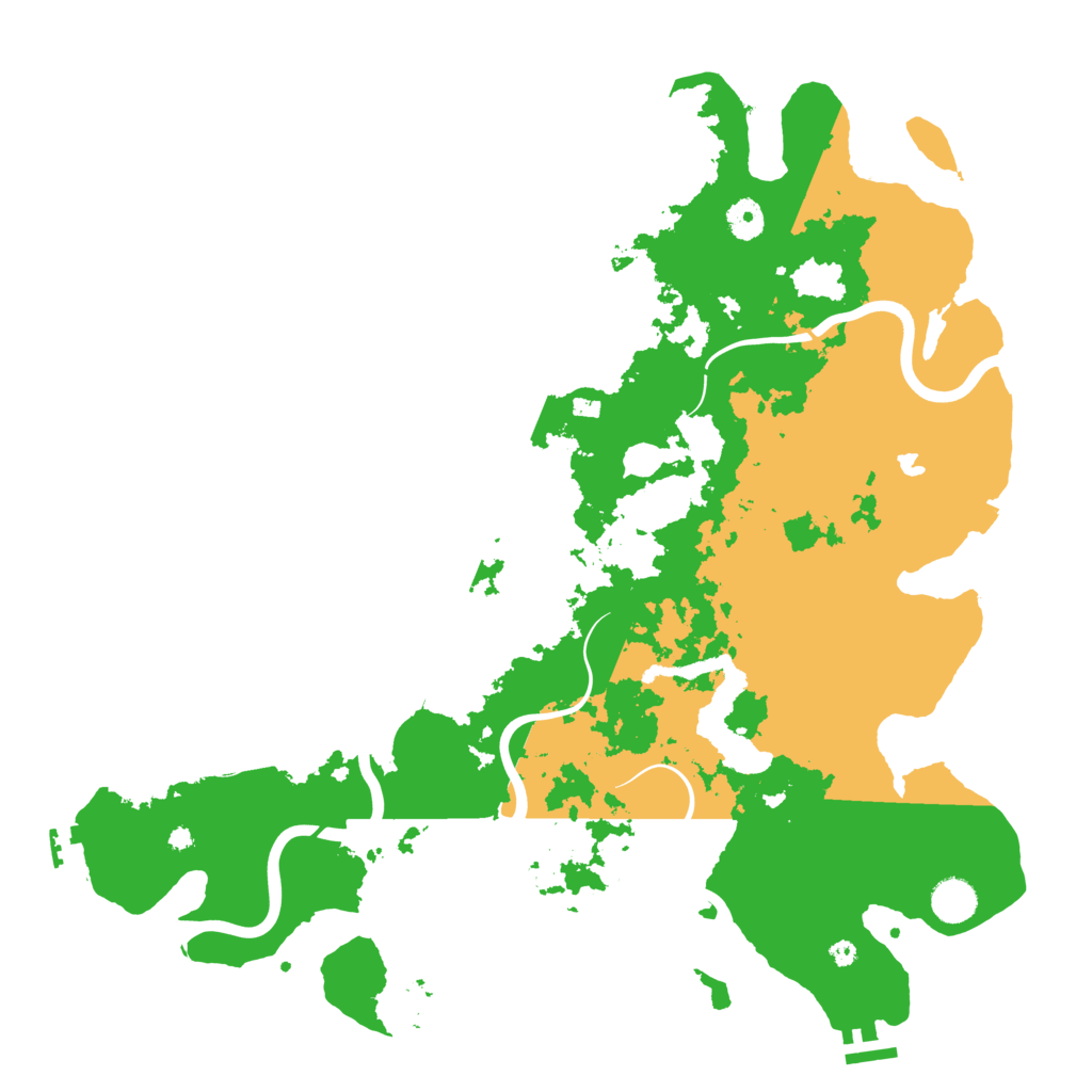 Biome Rust Map: Procedural Map, Size: 4250, Seed: 1994006620