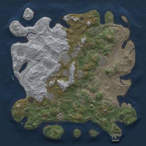 Thumbnail Rust Map: Procedural Map, Size: 4250, Seed: 1994006620, 18 Monuments