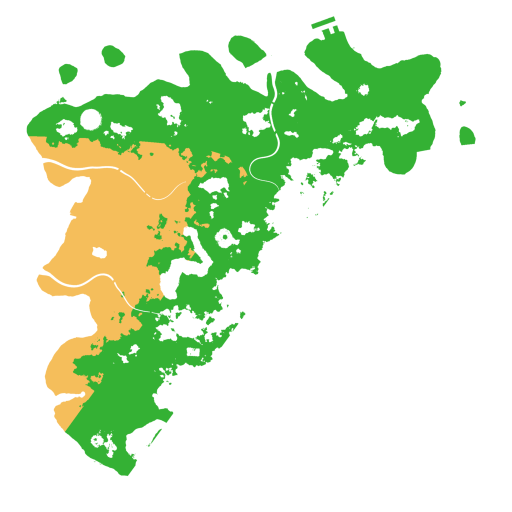 Biome Rust Map: Procedural Map, Size: 4250, Seed: 1789331036