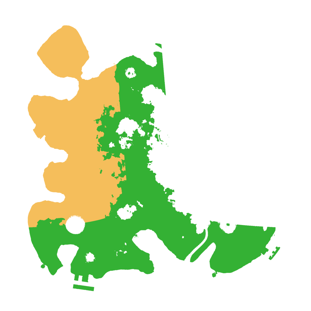 Biome Rust Map: Procedural Map, Size: 3000, Seed: 574102523