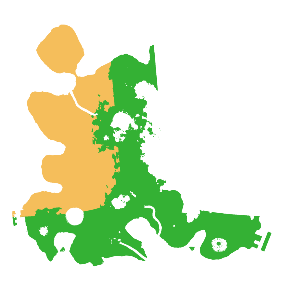 Biome Rust Map: Procedural Map, Size: 3000, Seed: 574102523