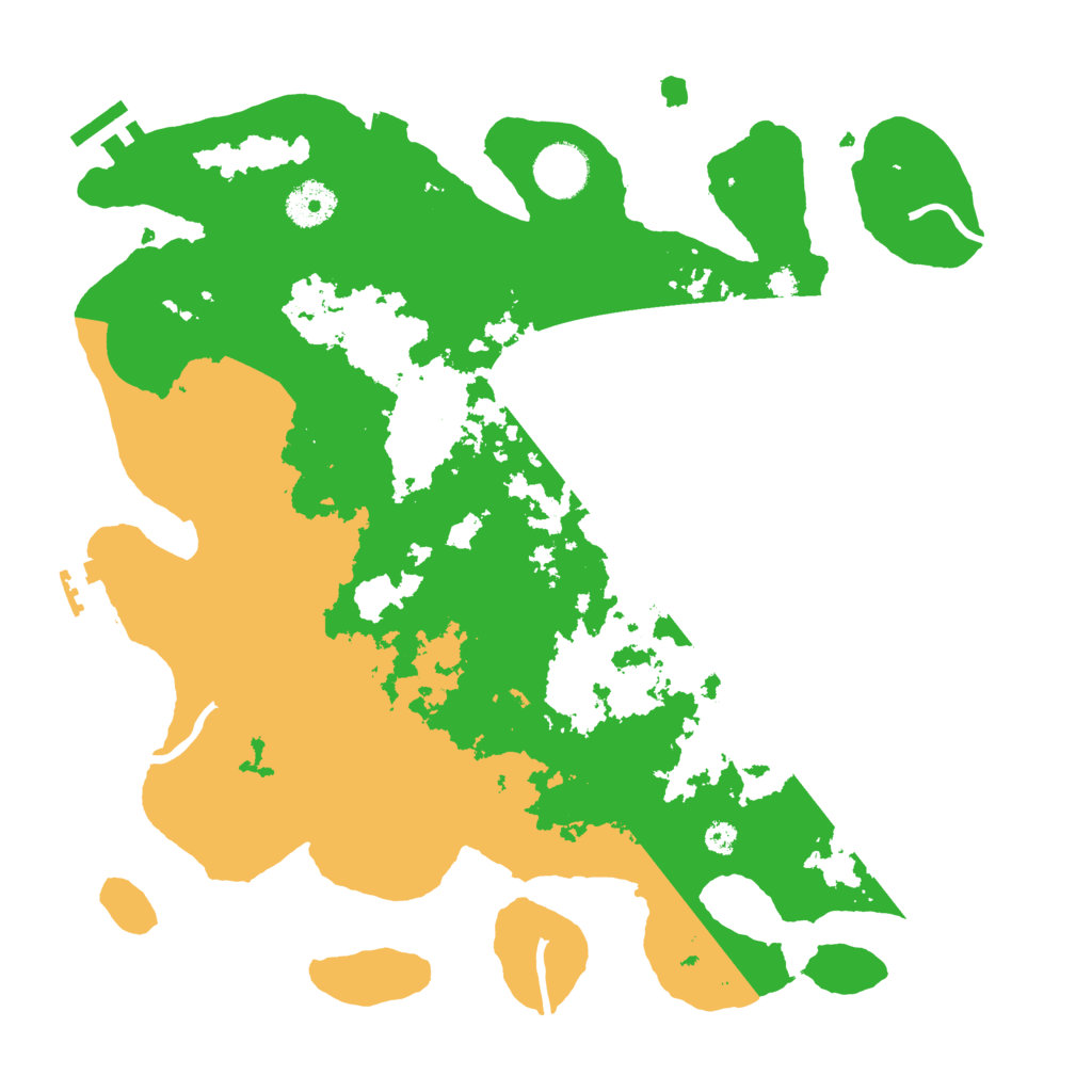 Biome Rust Map: Procedural Map, Size: 3500, Seed: 339030536