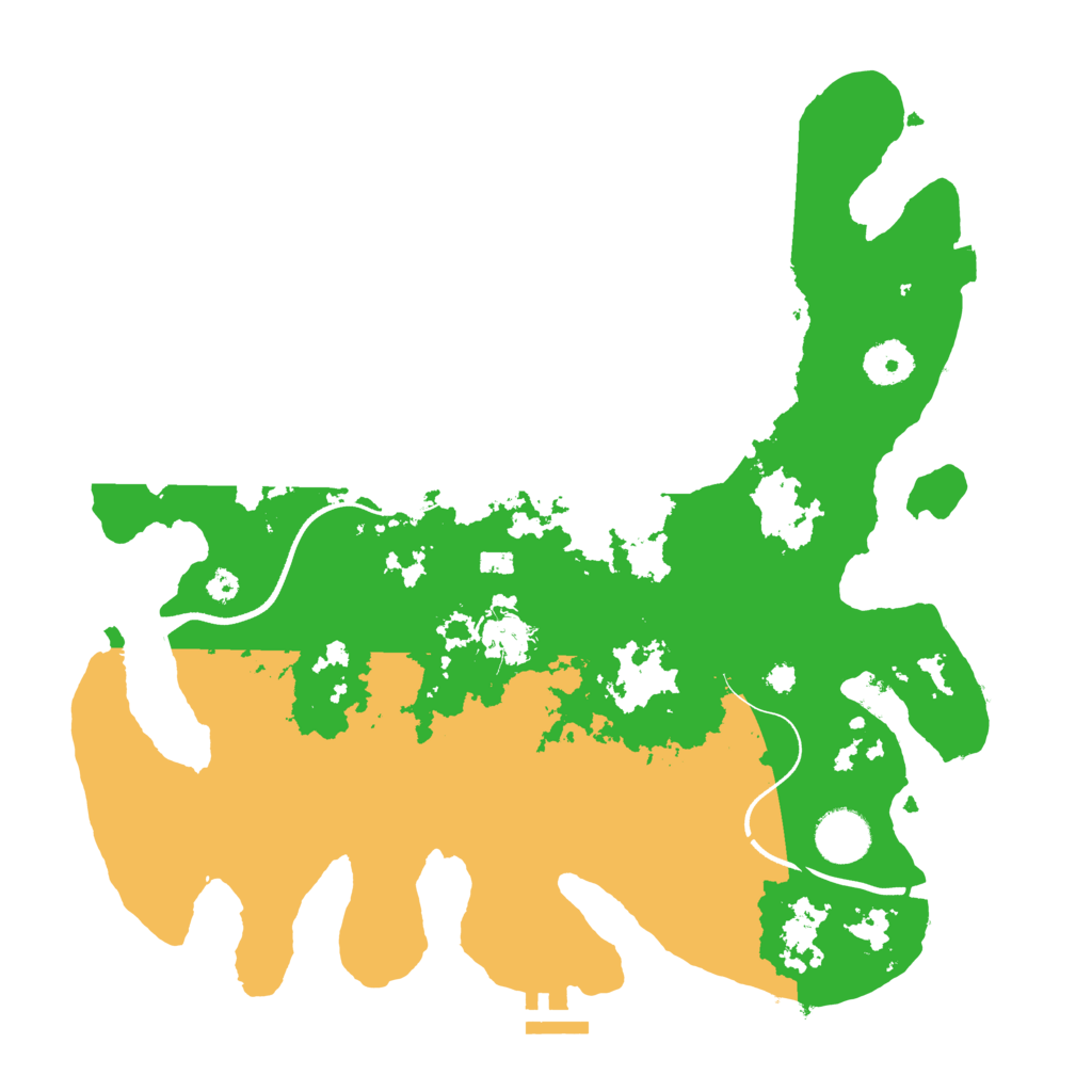 Biome Rust Map: Procedural Map, Size: 3500, Seed: 1925226593