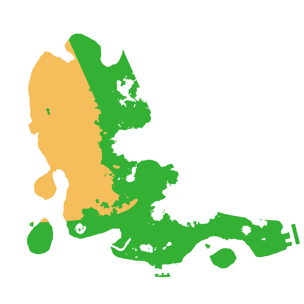 Biome Rust Map: Procedural Map, Size: 3000, Seed: 1538315669