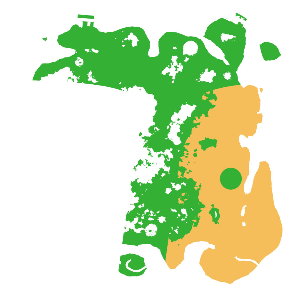 Biome Rust Map: Procedural Map, Size: 3650, Seed: 2117875840