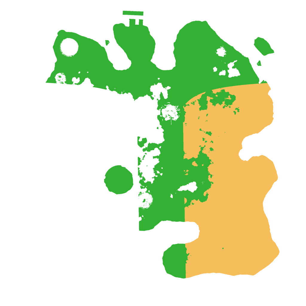 Biome Rust Map: Procedural Map, Size: 3000, Seed: 1237408514