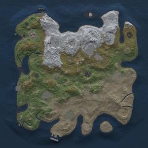 Thumbnail Rust Map: Procedural Map, Size: 3700, Seed: 175041952, 18 Monuments