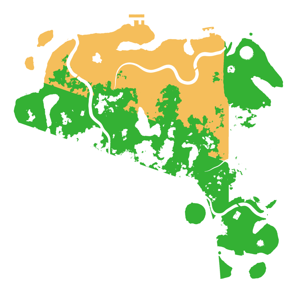 Biome Rust Map: Procedural Map, Size: 4000, Seed: 19011206