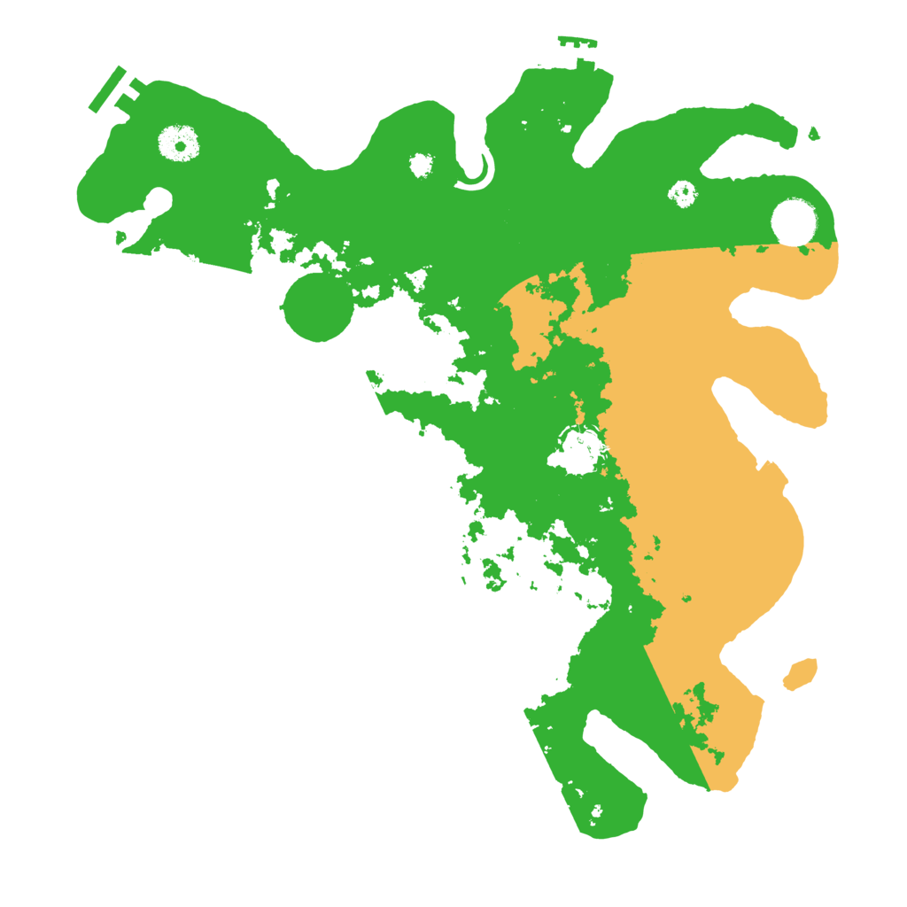 Biome Rust Map: Procedural Map, Size: 3500, Seed: 2021251675