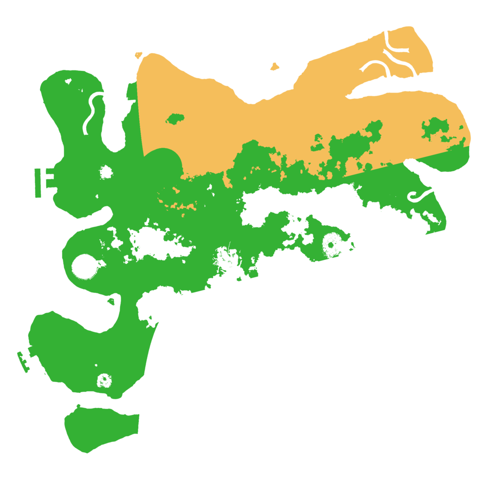 Biome Rust Map: Procedural Map, Size: 3500, Seed: 343566732