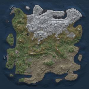 Thumbnail Rust Map: Procedural Map, Size: 4250, Seed: 524553234, 19 Monuments