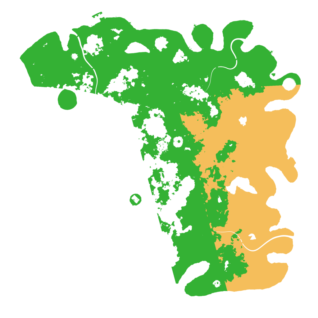 Biome Rust Map: Procedural Map, Size: 4500, Seed: 558704567