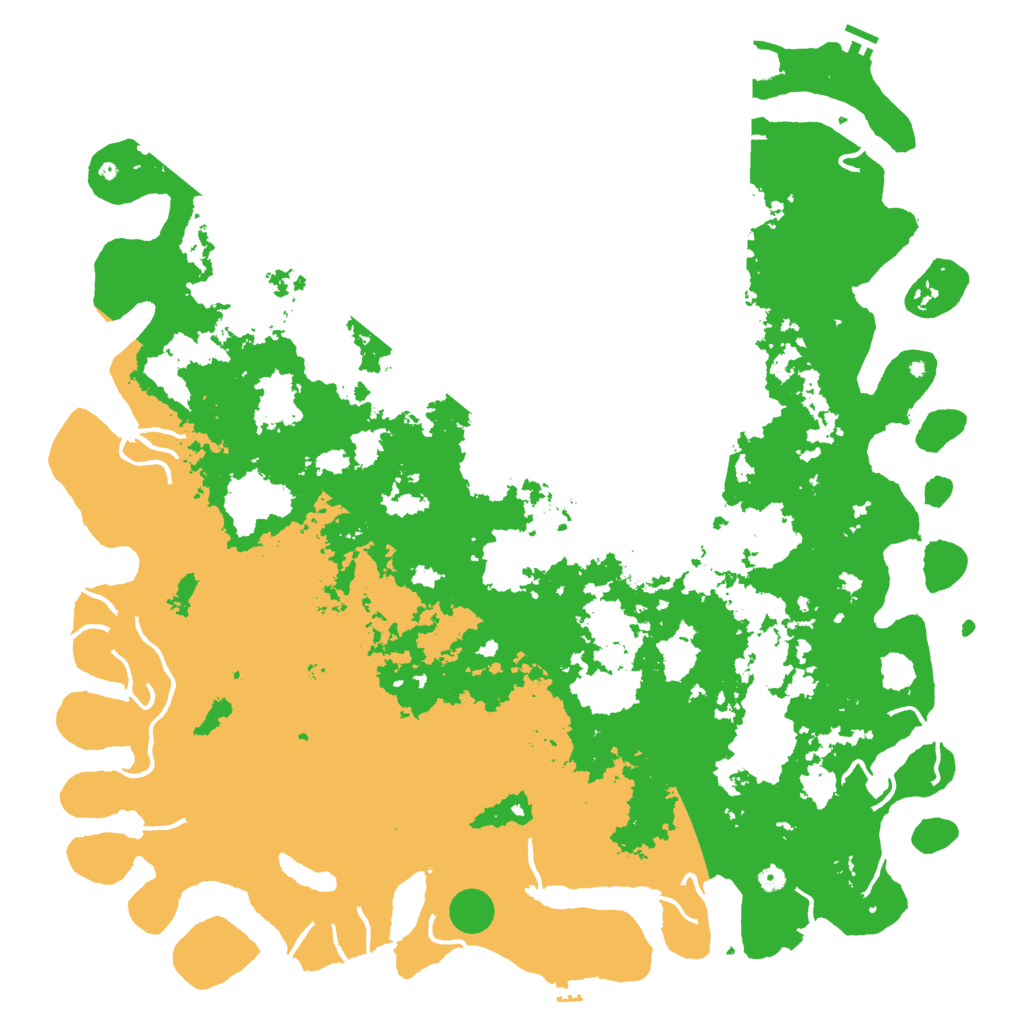 Biome Rust Map: Procedural Map, Size: 6000, Seed: 356278