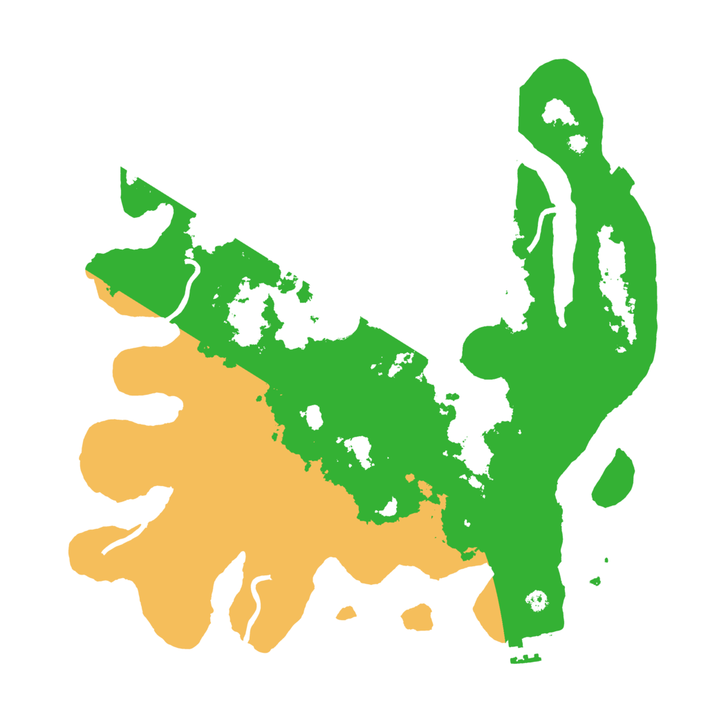 Biome Rust Map: Procedural Map, Size: 3500, Seed: 104584834