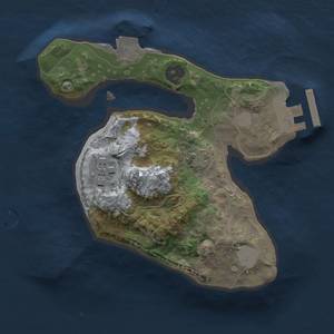 Thumbnail Rust Map: Procedural Map, Size: 1750, Seed: 27, 6 Monuments