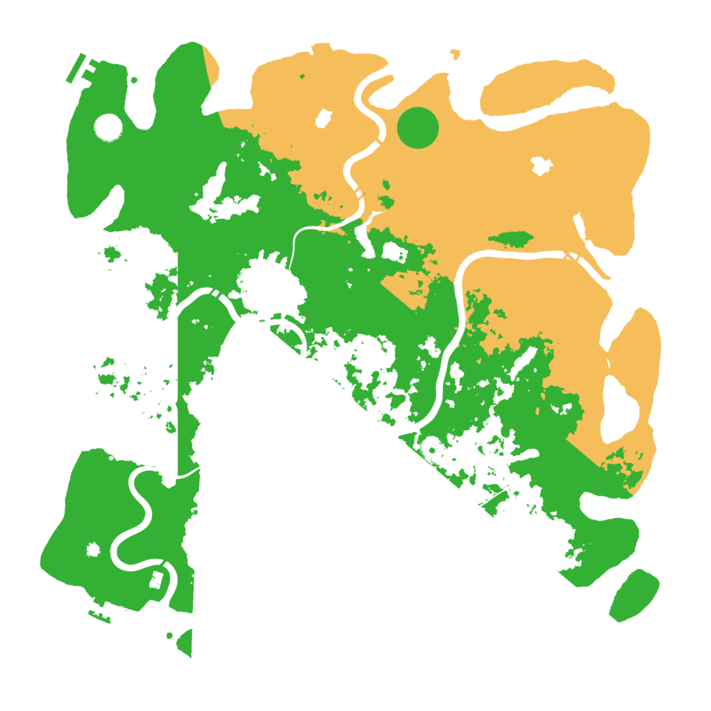 Biome Rust Map: Procedural Map, Size: 4500, Seed: 315686138