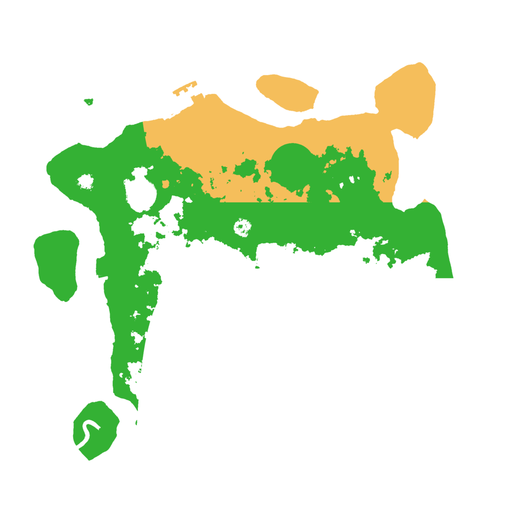 Biome Rust Map: Procedural Map, Size: 3000, Seed: 40182