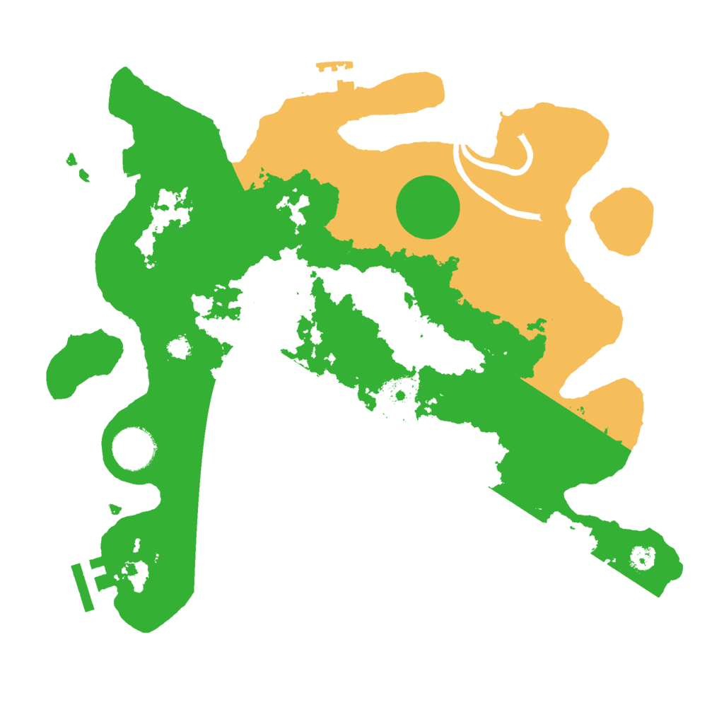 Biome Rust Map: Procedural Map, Size: 3000, Seed: 75408