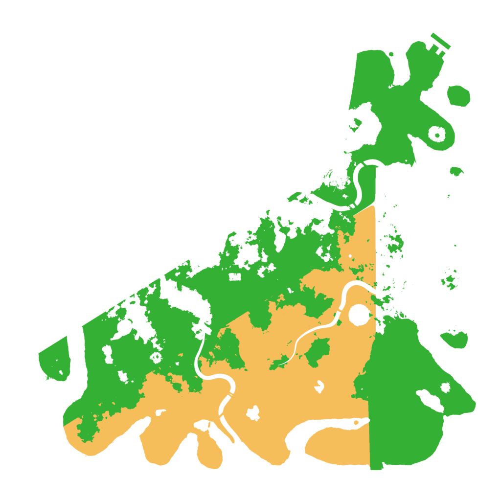 Biome Rust Map: Procedural Map, Size: 4500, Seed: 2024060621