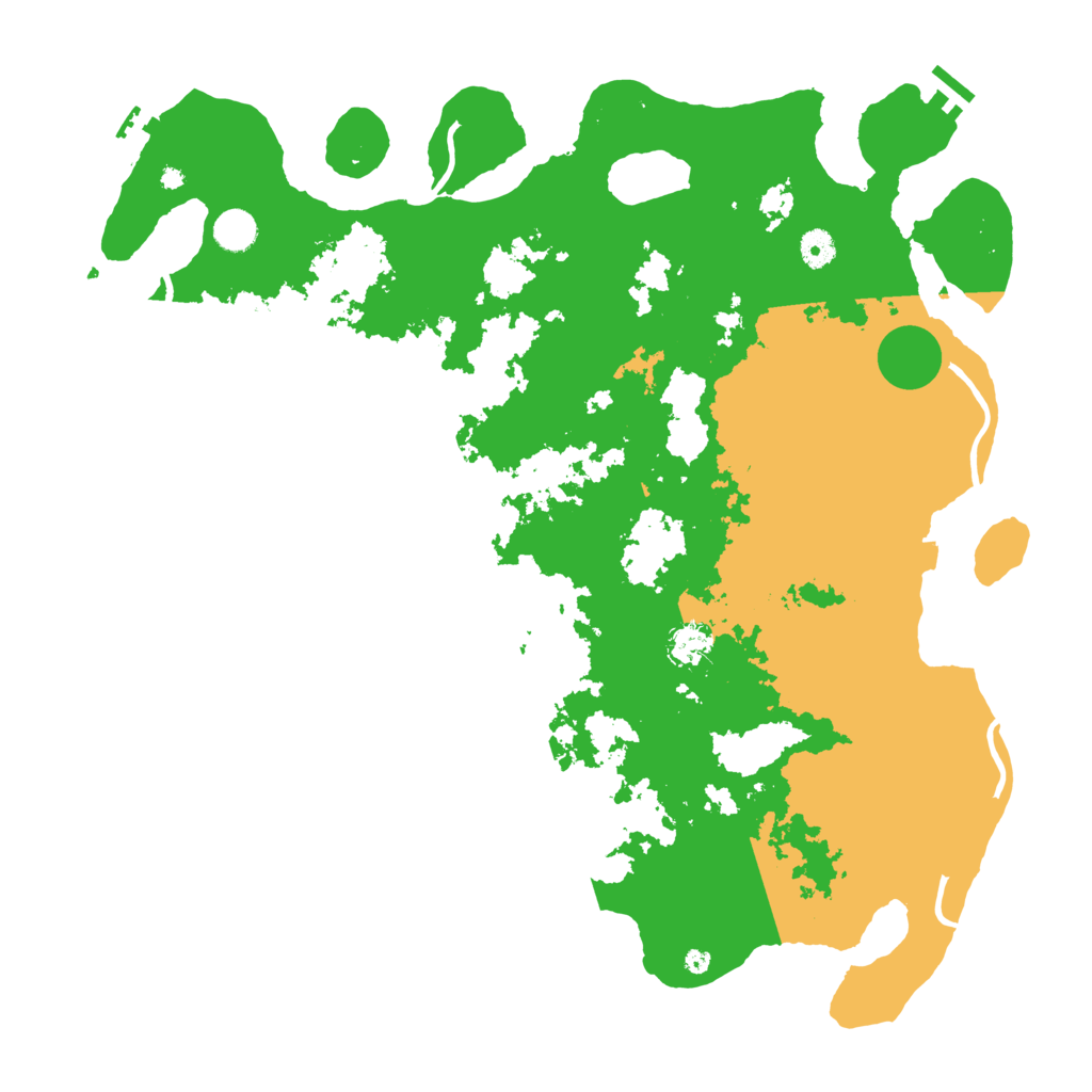 Biome Rust Map: Procedural Map, Size: 4500, Seed: 1498382605