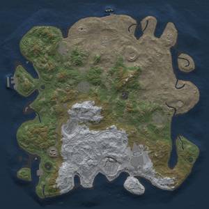 Thumbnail Rust Map: Procedural Map, Size: 4250, Seed: 67557322, 18 Monuments