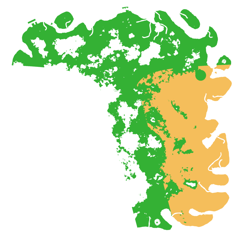 Biome Rust Map: Procedural Map, Size: 6000, Seed: 1567153990