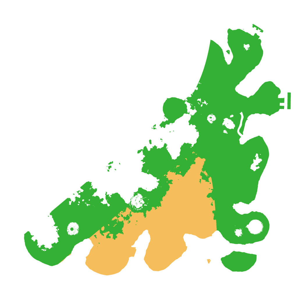 Biome Rust Map: Procedural Map, Size: 3600, Seed: 7792972