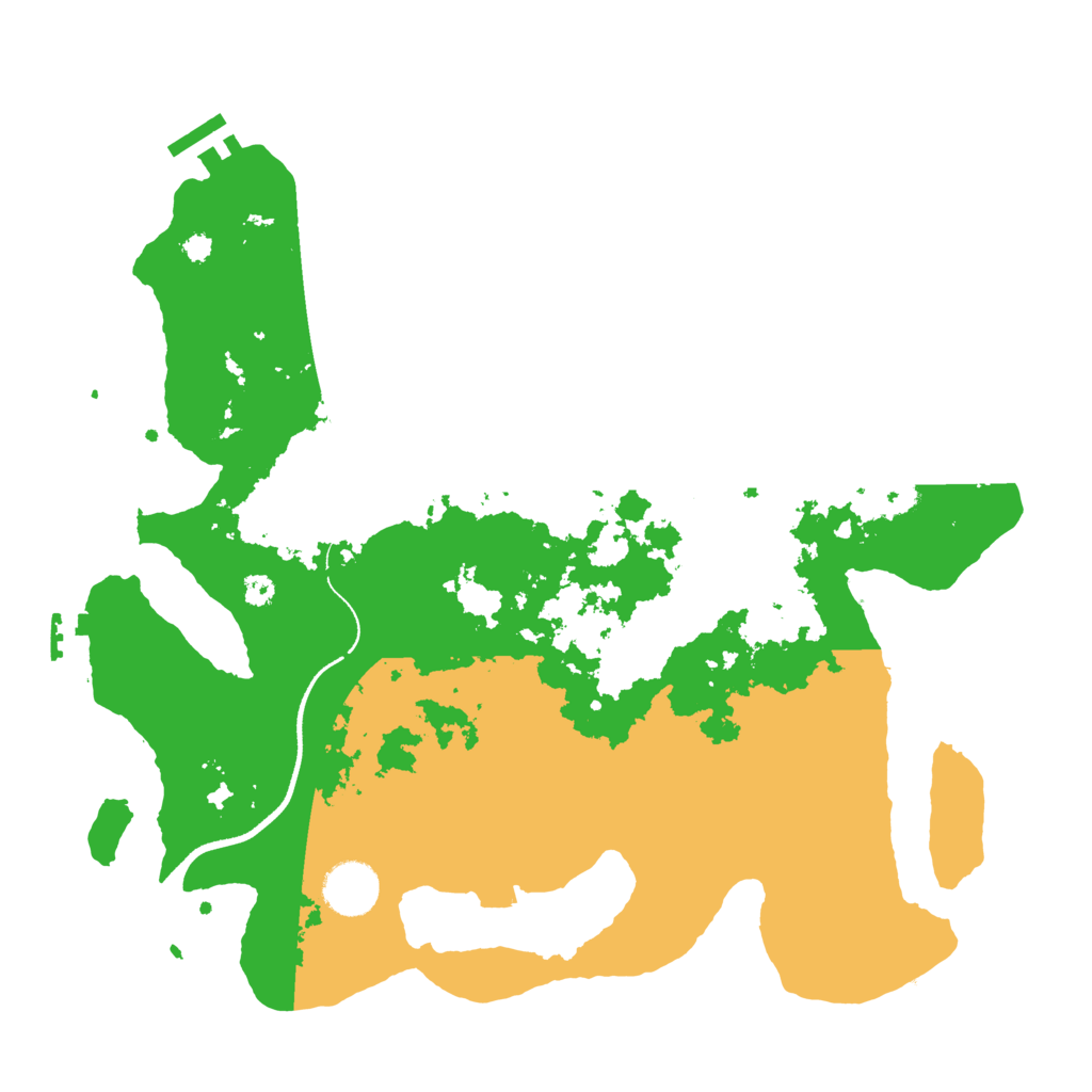 Biome Rust Map: Procedural Map, Size: 3500, Seed: 215715899