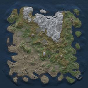 Thumbnail Rust Map: Procedural Map, Size: 4250, Seed: 933476874, 19 Monuments