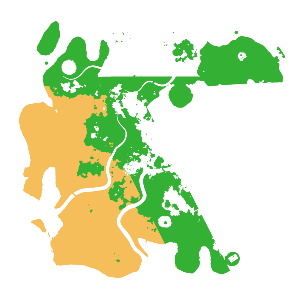 Biome Rust Map: Procedural Map, Size: 3650, Seed: 64544061