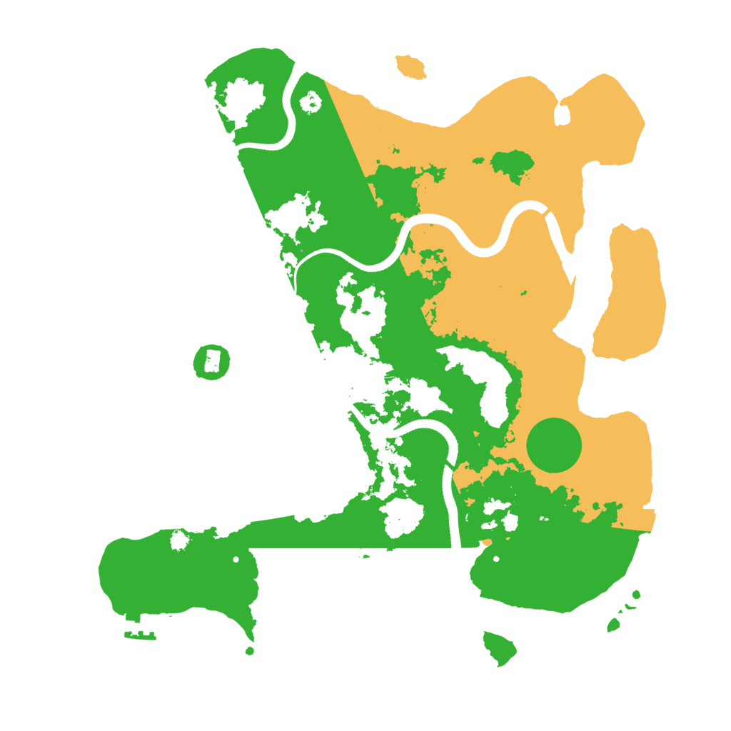 Biome Rust Map: Procedural Map, Size: 3500, Seed: 2072739420