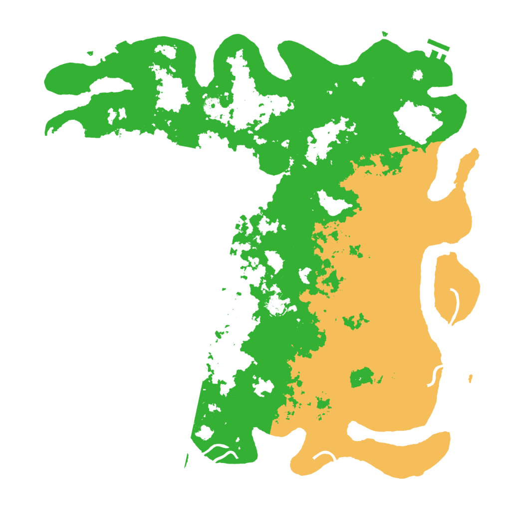 Biome Rust Map: Procedural Map, Size: 4500, Seed: 405019289