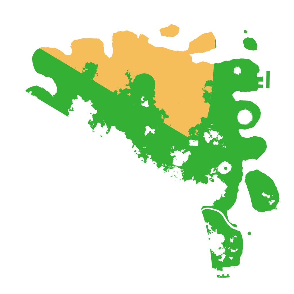 Biome Rust Map: Procedural Map, Size: 3500, Seed: 119318721