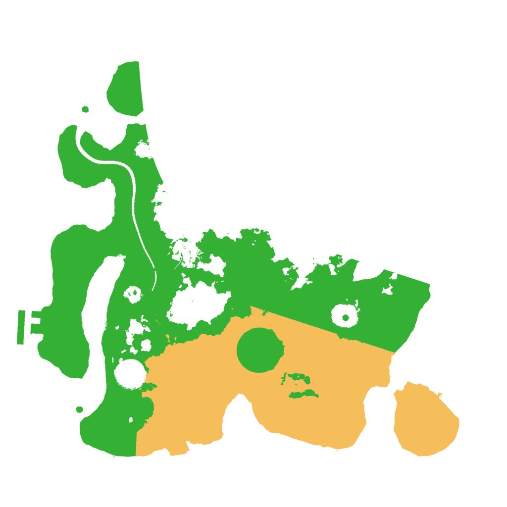 Biome Rust Map: Procedural Map, Size: 3000, Seed: 1072965598