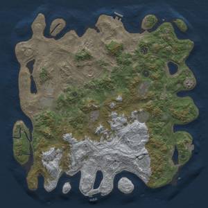 Thumbnail Rust Map: Procedural Map, Size: 4500, Seed: 674879047, 19 Monuments