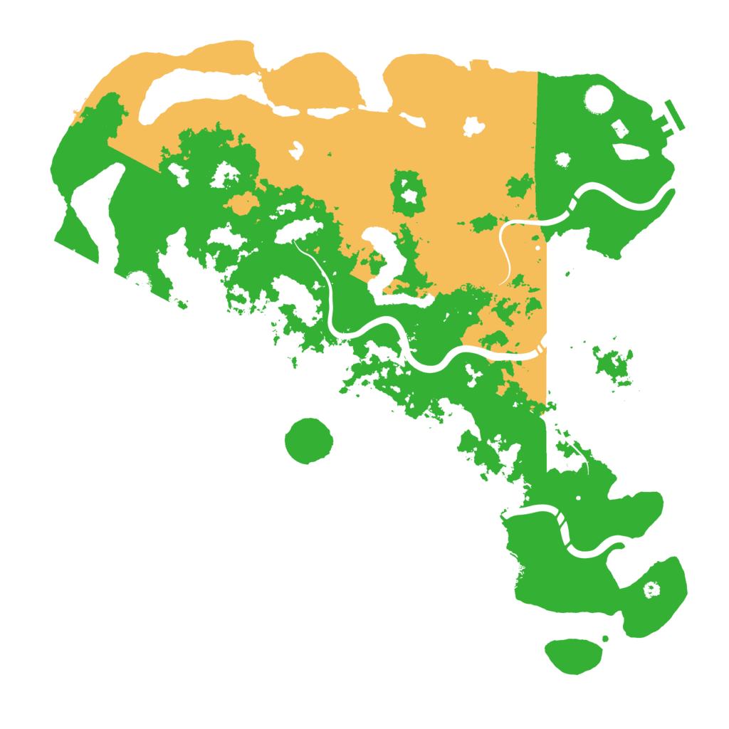 Biome Rust Map: Procedural Map, Size: 4500, Seed: 1594118477