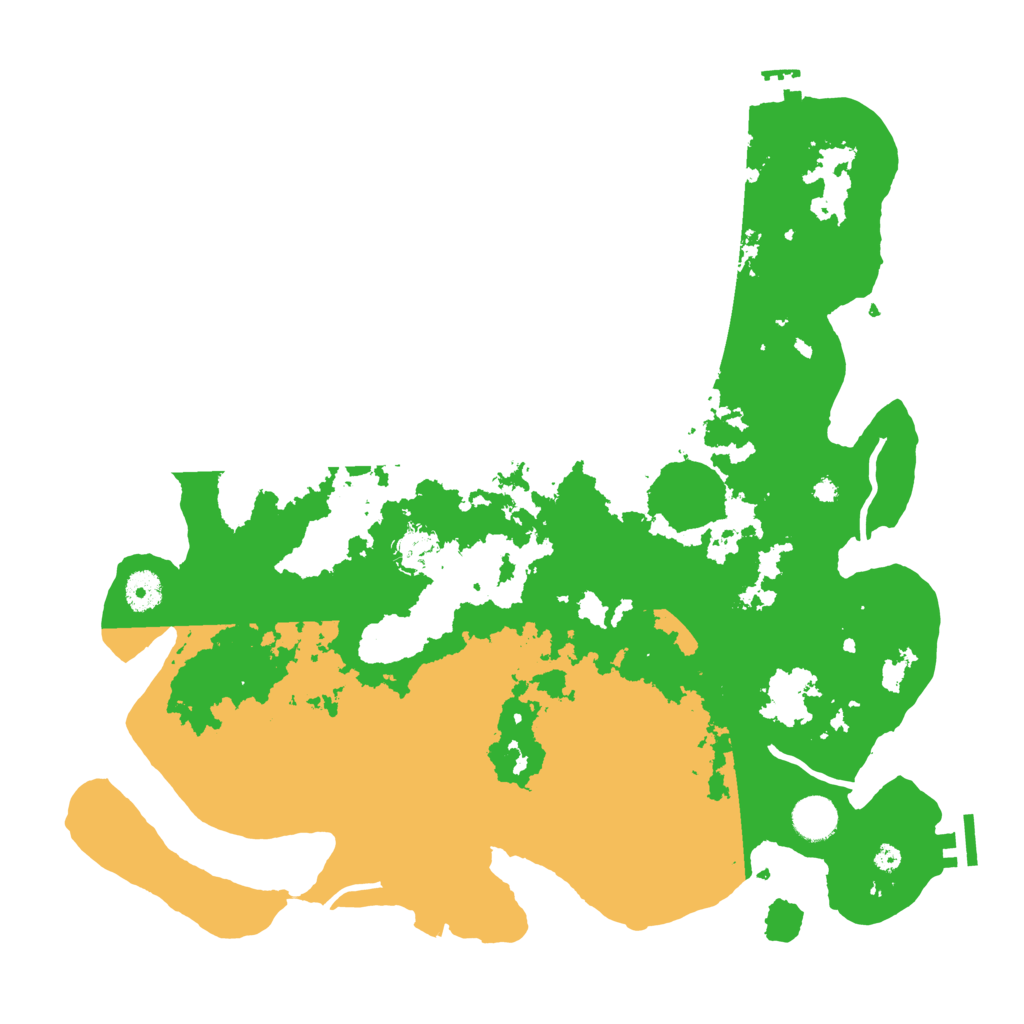 Biome Rust Map: Procedural Map, Size: 4000, Seed: 752458