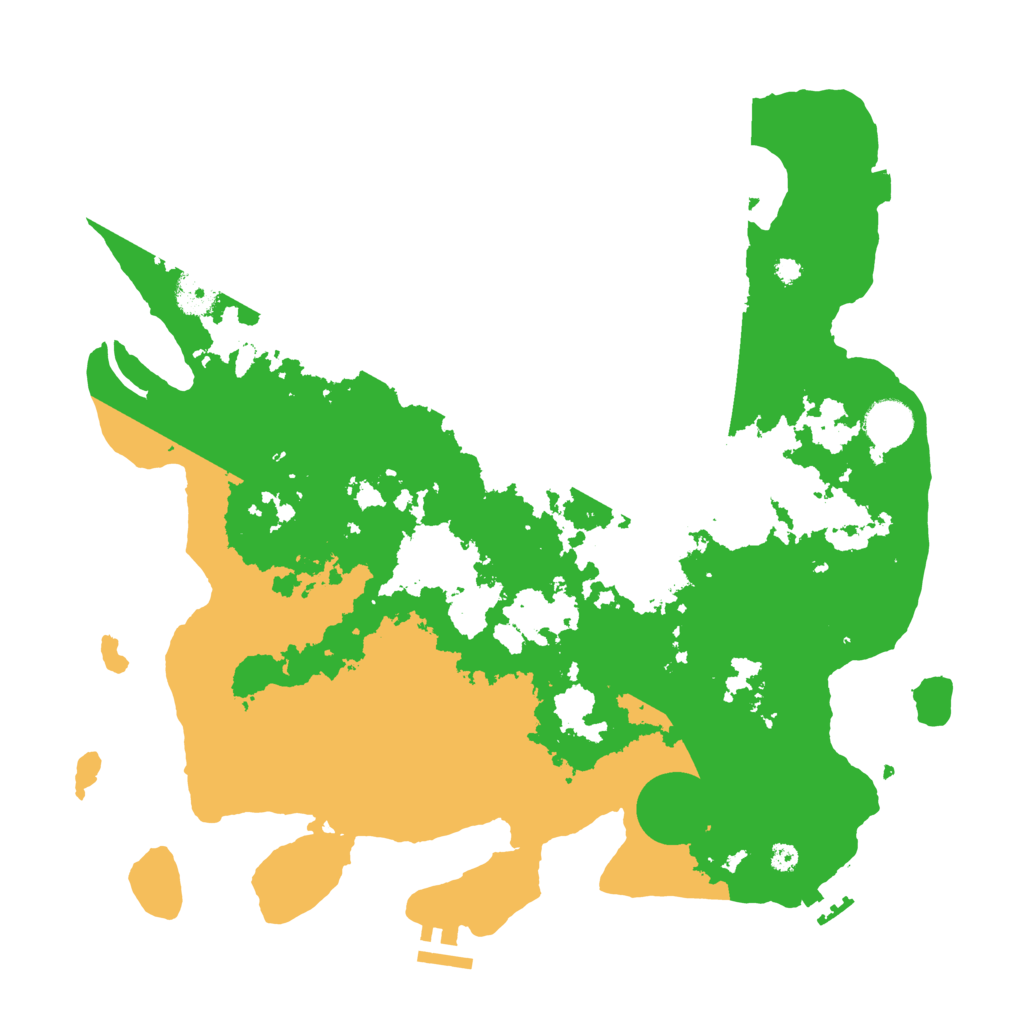 Biome Rust Map: Procedural Map, Size: 3750, Seed: 45089