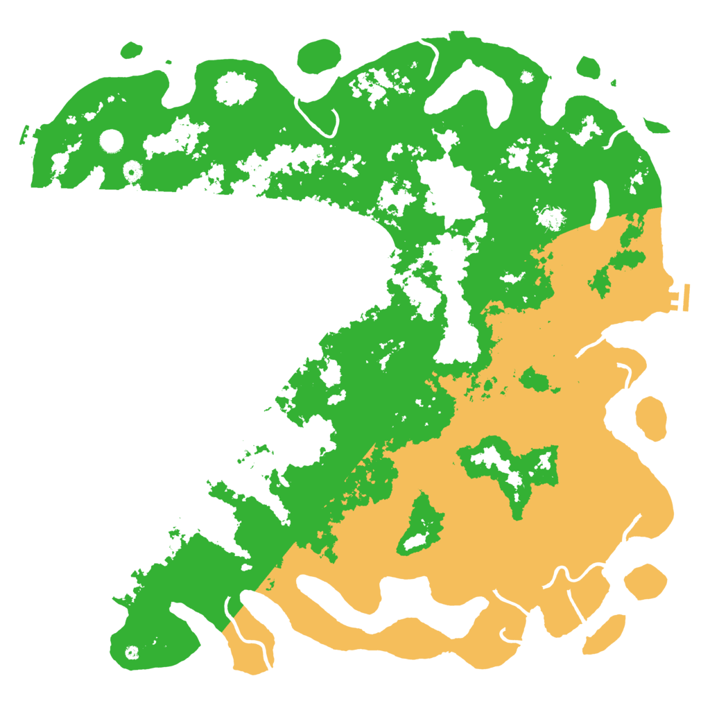 Biome Rust Map: Procedural Map, Size: 5250, Seed: 965874123