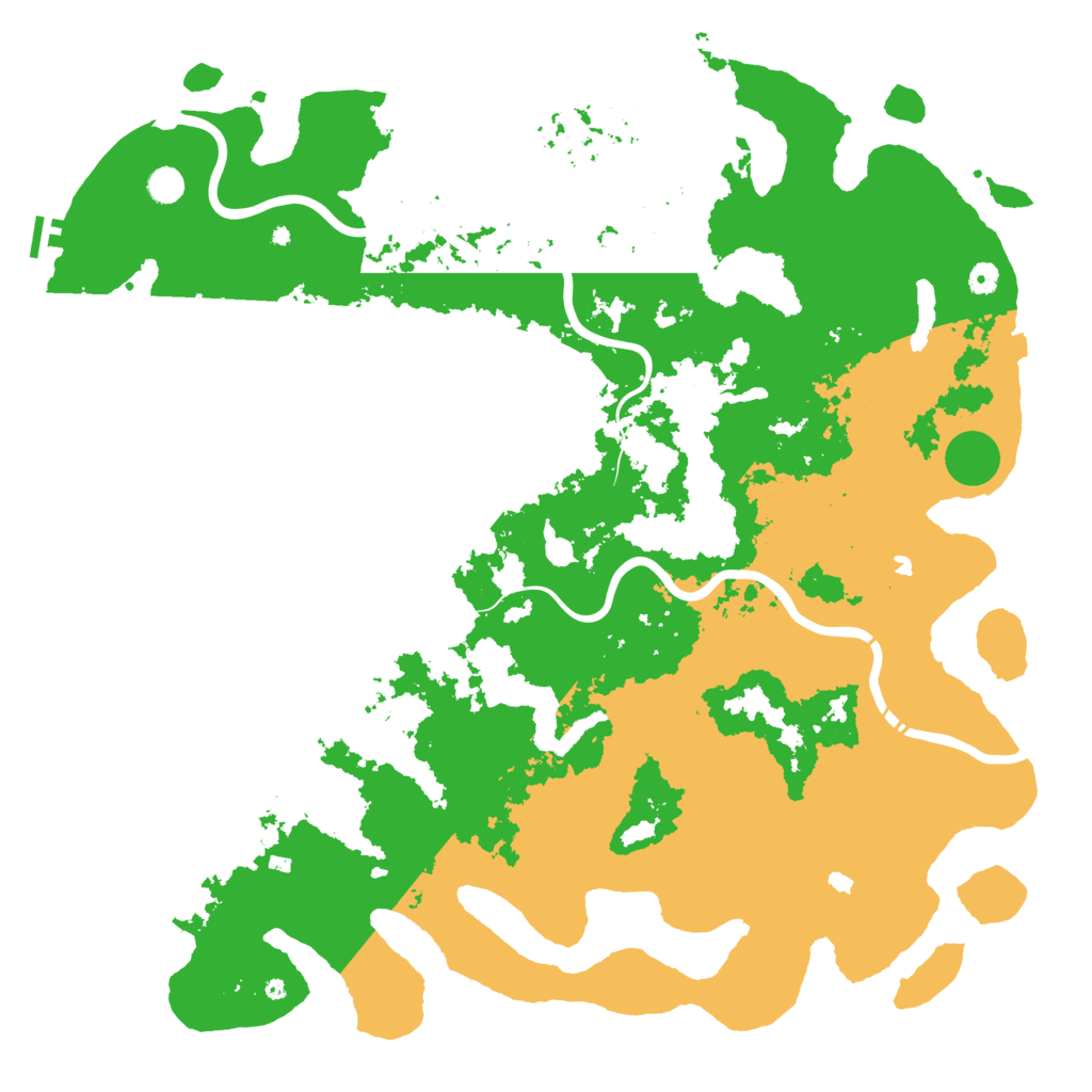 Biome Rust Map: Procedural Map, Size: 5250, Seed: 965874123