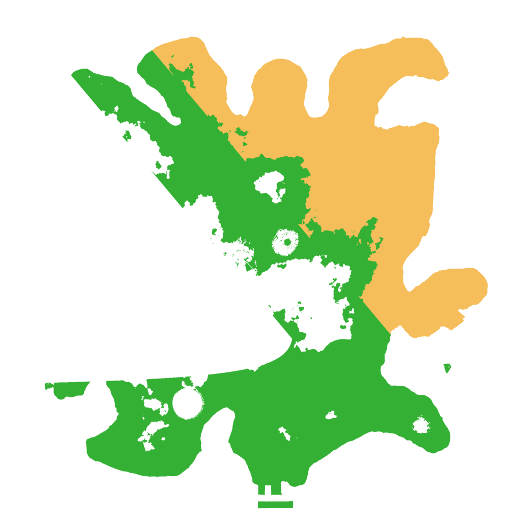 Biome Rust Map: Procedural Map, Size: 3000, Seed: 555107523