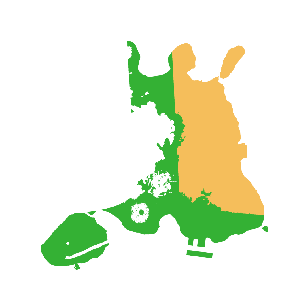 Biome Rust Map: Procedural Map, Size: 2300, Seed: 1123123